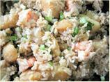 Potato Rice With Prawns