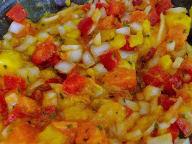 Exotic Ya' Make a Jamaica Jerk Shrimp With Mango Papaya Salsa. Photo by tomsawyer