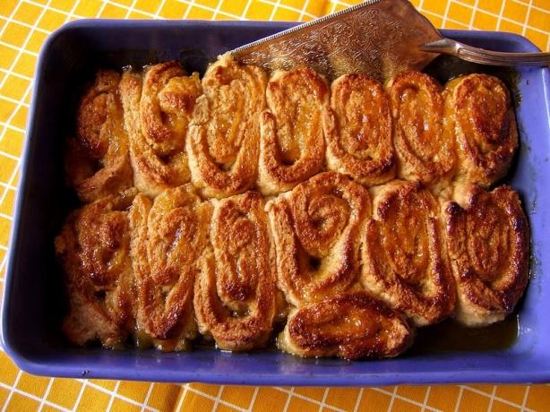 South African Roly-Poly Baked Dessert. Photo by Zurie