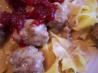 Swedish Meatballs With Lingonberry  or Cranberry  Sauce