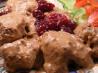 Swedish Meatballs With Lingonberry  or Cranberry  Sauce
