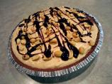 Frozen Peanut Butter Cheesecake With Fudge Sauce Topping. Photo by yogiclarebear