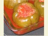 Stuffed Green Bell Peppers With Clamato