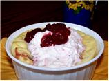 Norwegian Cloudberry Cream With Lavender and Vanilla