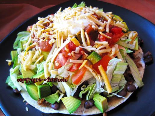 Tostada Compuestas. Photo by Annacia