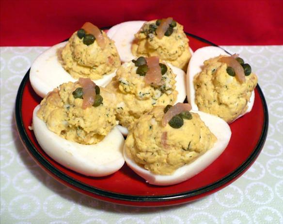 Norwegian Stuffed Eggs. Photo by twissis