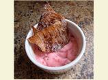 Baked Wonton Chips With Yogurt Dip