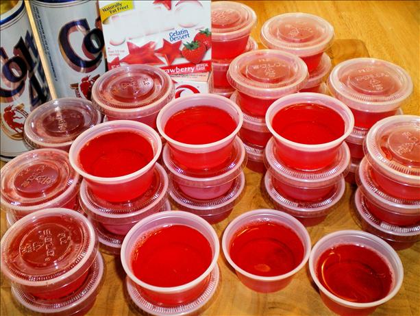 Beer Jello Shots. Photo by Julie B's Hive