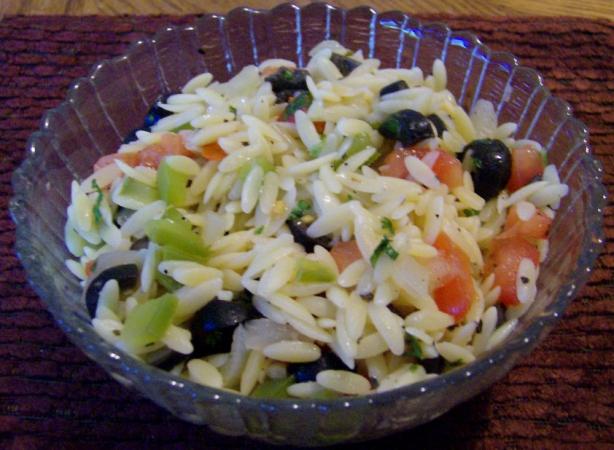 Lemony Orzo Salad. Photo by Nasseh
