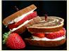 Strawberry Cream Cheese Sandwich. Recipe by Muffin Head