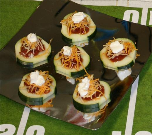 Cool Nacho Cucumbers. Photo by Sorrie Lue