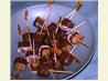 Chocolate Dipped Caramel Squares. Recipe by Sorrie Lue