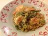 Crunchy Topped Prawn & Asparagus Bake. Recipe by twissis