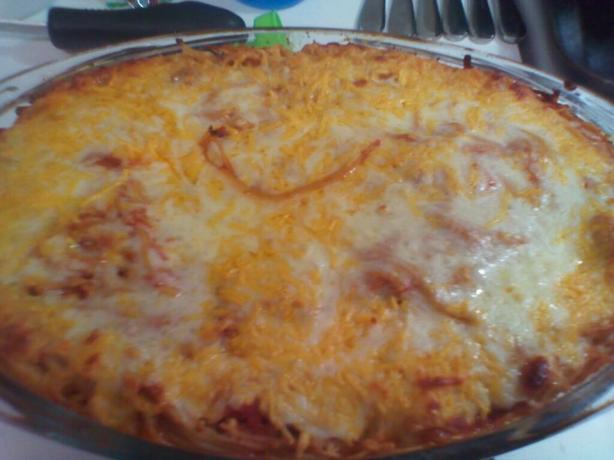 Easy Baked Spaghetti. Photo by mandapenguin0709