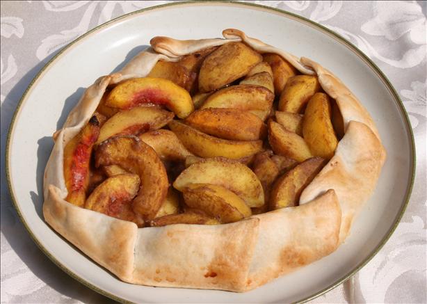 Easy Peach Tart. Photo by Sorrie Lue