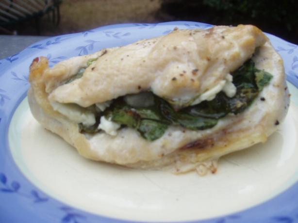 Chicken Breasts Stuffed with Feta and Spinach. Photo by Bay Laurel