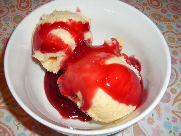 Barefoot Contessa's Raspberry Sauce. Photo by Chef*Lee