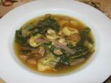 Kielbasa, Kale, Tortellini Soup