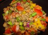 Lentil Salad With Tomatoes, Dill and Basil