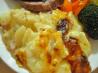 Ham and Gruyere Potato Gratin. Recipe by Galley Wench
