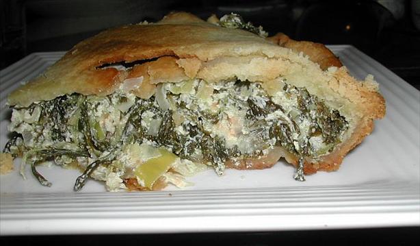 Spinach and Leek Tart. Photo by MarraMamba