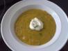 Pumpkin (Squash), Leek, Bean and Bacon Soup