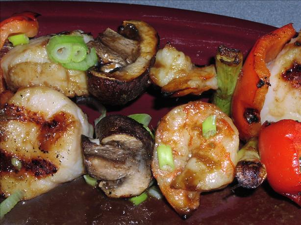 Soy-Wasabi Shrimp and Scallop Skewers - Weight Watchers. Photo by TeresaS