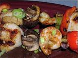 Soy-Wasabi Shrimp and Scallop Skewers - Weight Watchers