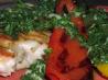 Grilled Chicken and Tri-Color Peppers With Chimichurri Sauce - W. Recipe by Rhiannon Deux