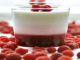 Must Try Low Fat Raspberry Dessert (Panna Cotta-Ish)