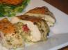 Pesto-Mozzarella Stuffed Chicken Breasts. Recipe by Alskann