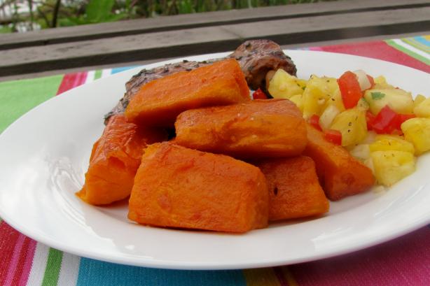 Sugar Glazed Kumara ( Sweet Potato ). Photo by lazyme