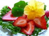 Strawberry-Nasturtium Salad