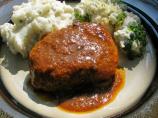 Pork Chops in  Orange Chile Sauce
