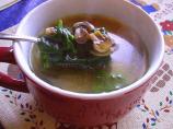 Low Calorie Spinach & Mushroom Wedding Soup