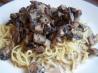 White Wine and Garlic Mushroom Cream Sauce