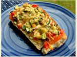 Fresh Veggie French Bread Pizzas