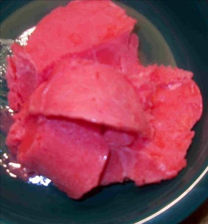 Kittencal's Raspberry Sherbet Without a Ice Cream Machine. Photo by Lainey6605