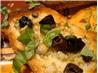 Gorgonzola and Kalamata Snack Toasts. Recipe by Vicki in CT