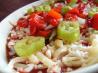 Layered Nacho Dip. Recipe by Katzen