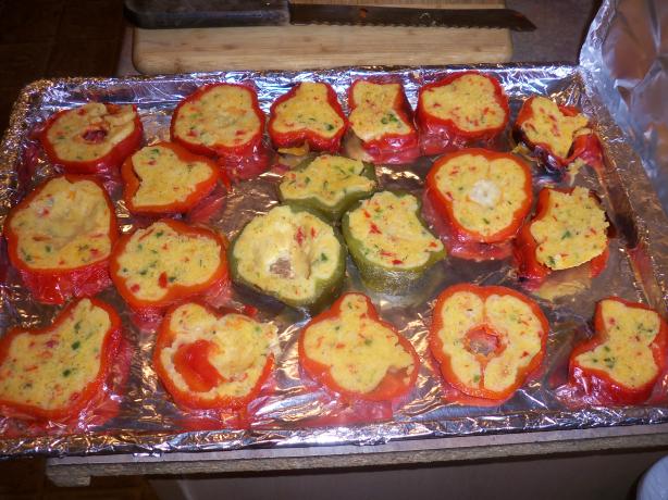 Corn Muffins in Poblano Cups. Photo by peppers onion n garlic O my