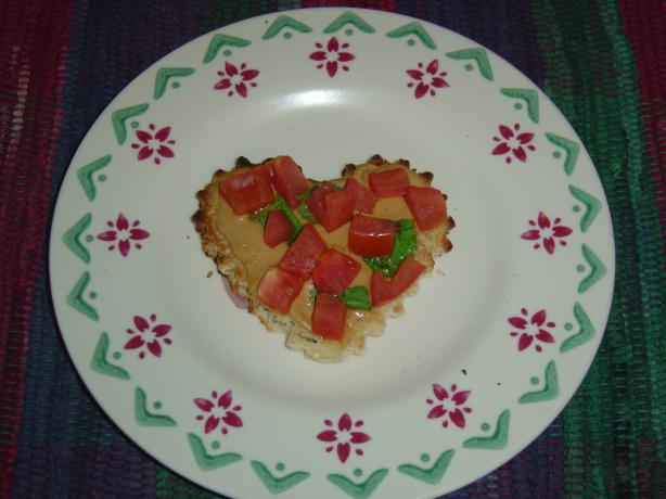 Tomato Open Sandwiches with Peanut Butter. Photo by The_Swedish_Chef