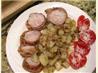 Bacon-Wrapped Pork Tenderloin on the Grill or Broiler. Recipe by Mareesme