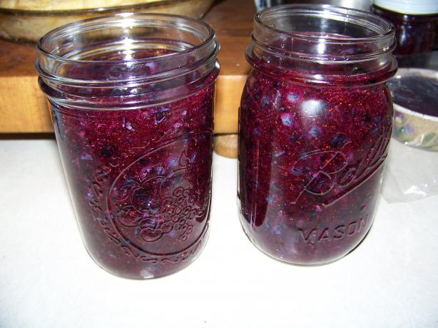 Blueberry Freezer Jam. Photo by Mimi in Maine