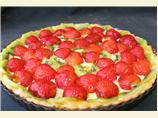 Strawberry Kiwi Tart/Tartlets. Photo by Kymmarie
