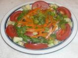 Ireland's Simple Green Salad for 2 With Light Lime Vinaigrette