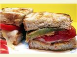 Fried Green Tomato and Bacon Sandwich