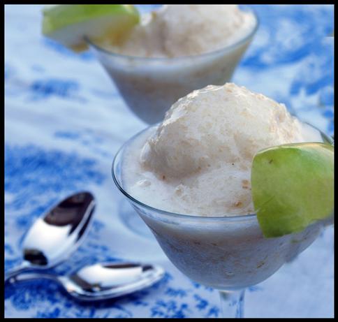 Pear Apple Sorbet. Photo by Dine & Dish