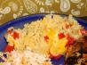 Baked Cheddar and Tomato Rice. Recipe by Patchwork Dragon