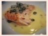 Salmon With Lemon- Butter -Caper Sauce. Recipe by Babs in Toyland
